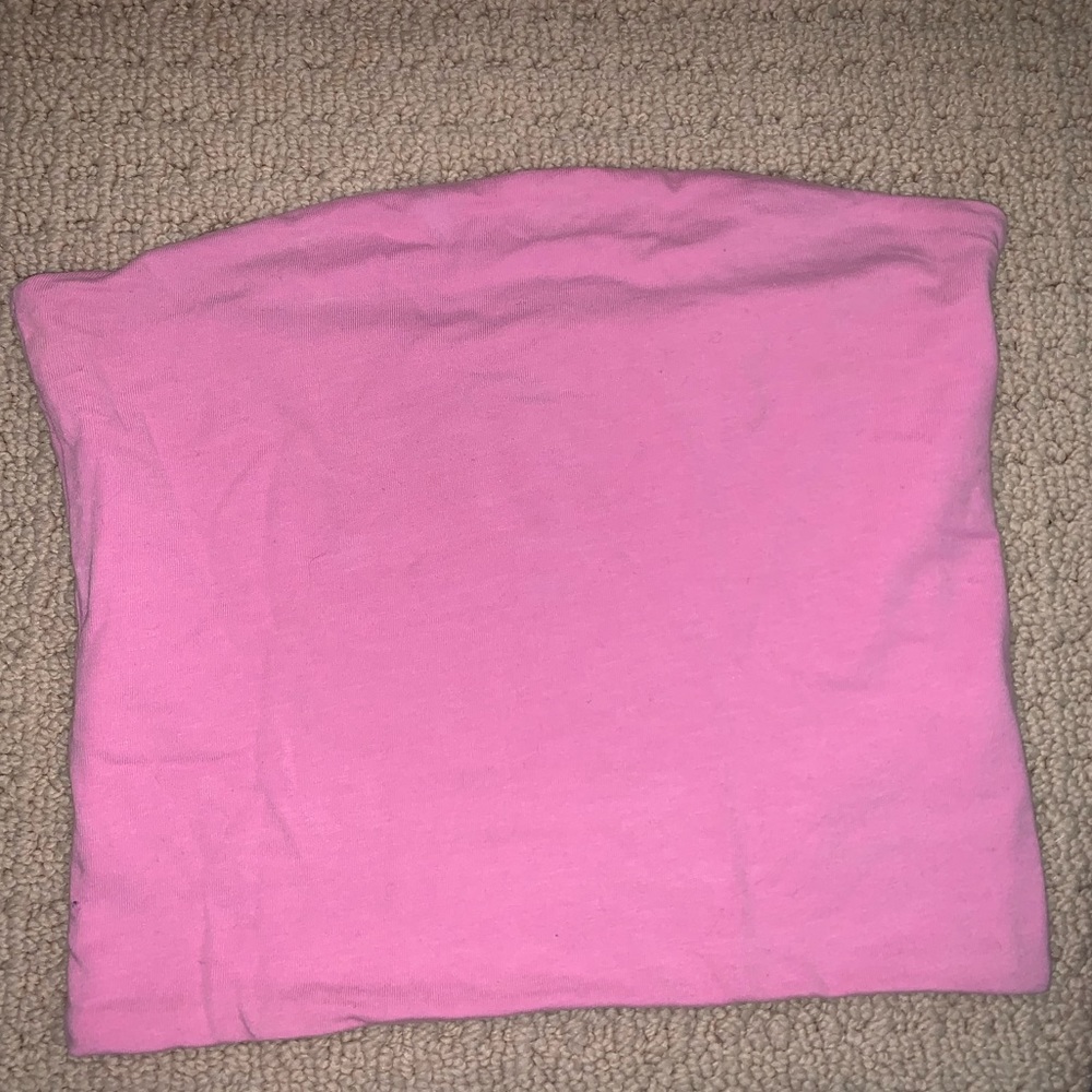 Pink Brandy Melville tube top